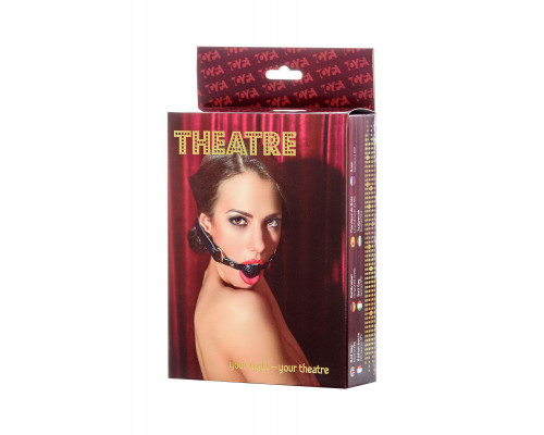 Кляп TOYFA Theatre, ABS пластик, черный