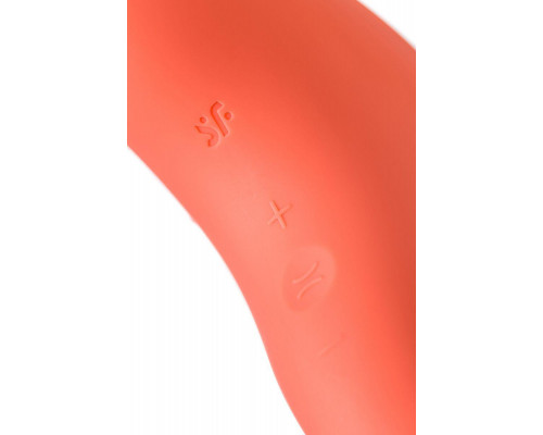 Вакуум-волновой стимулятор клитора Satisfyer Magnetic Deep Pulse, силикон, абрикосовый, 11,6 см