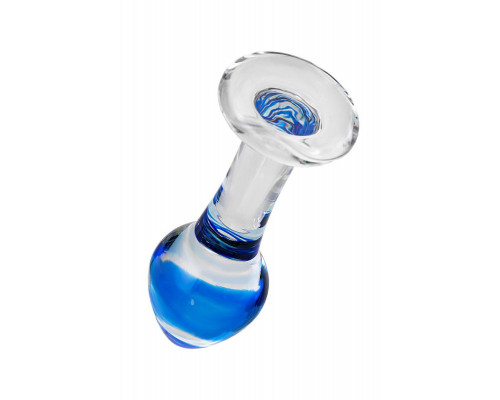 Анальная втулка Sexus Glass, стекло, прозрачная, 11,5 см, Ø 4 см