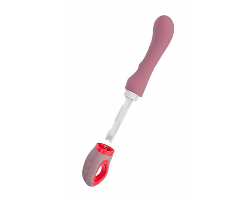 Вибратор Flovetta ROSE, силикон, розовый, 19 см