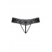 Стринги с ниткой из бусин SoftLine Collection, черный, M/L