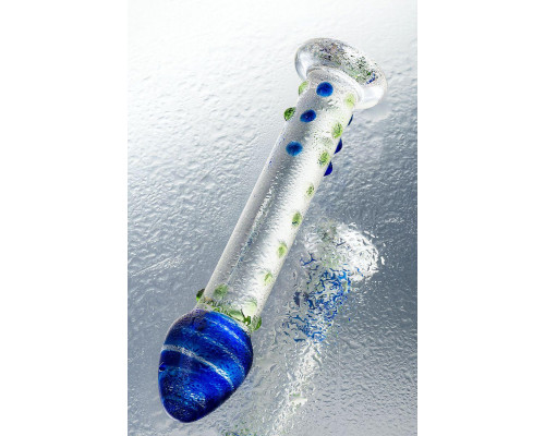 Нереалистичный фаллоимитатор Sexus Glass, стекло, прозрачный, 18 см