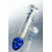 Нереалистичный фаллоимитатор Sexus Glass, стекло, прозрачный, 18 см