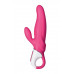 Нереалистичный вибратор Satisfyer Vibes Mr. Rabbit, силикон, красный, 22,1 см.