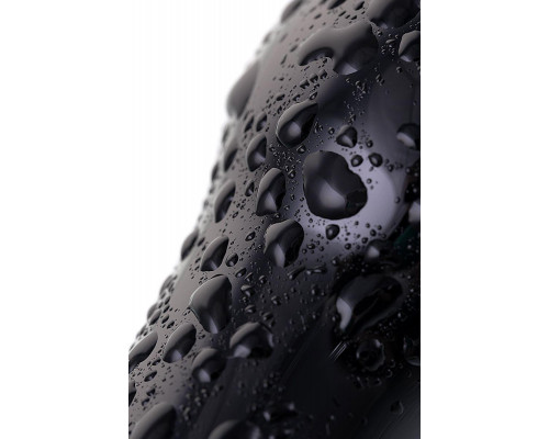 Стимулятор простаты Sexus Glass, стекло, черный, 17 см
