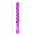 Двусторонний фаллоимитатор A-Toys by TOYFA Tanza, TPE, фиолетовый, 27,5 см