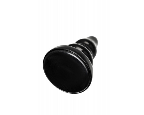 Анальная втулка POPO Pleasure by TOYFA Monoceros, PVC, черная, 15 см, Ø 7 см
