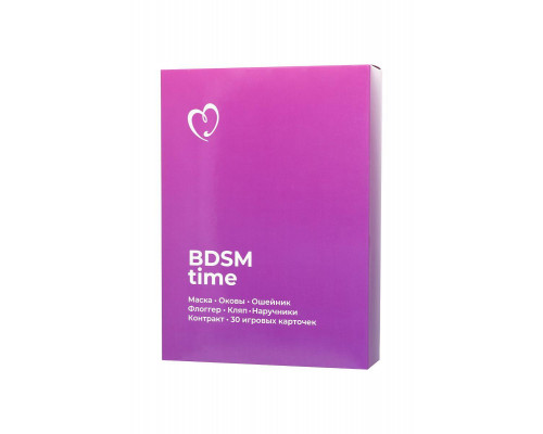 Набор для ролевых игр в стиле БДСМ Eromantica «BDSM Time», два комплекта карт и контракт