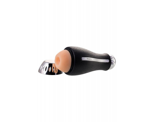 Мастурбатор нереалистичный Nalone Bling, TPE, чёрный, 19,8 см