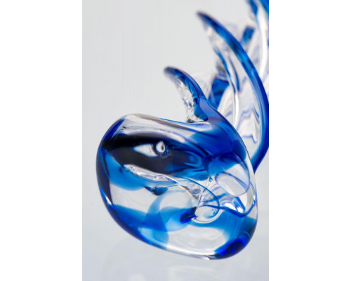 Нереалистичный фаллоимитатор Sexus Glass, стекло, прозрачный, 18,5 см