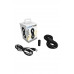 Виброкольцо на пенис Bathmate Eight, elastomex, черное, Ø4-5 см