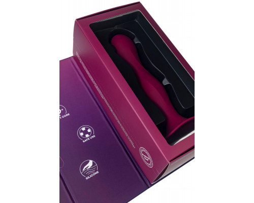 Фаллоимитатор Satisfyer Double Ball-R, силикон, красный, 18 см