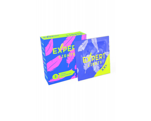 Презервативы EXPERT Lights XXL, ультратонкие, 3 шт