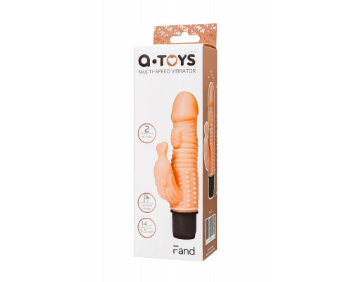 Реалистичный вибратор A-Toys by TOYFA Fand, TPE, телесный, 17,5 см