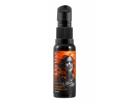 Гель Erotist с эффектом вибрации VOLCANO OF PASSION: MANGO (со вкусом манго), 25 мл