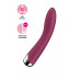 Вибратор для точки G  с ротацией Satisfyer Spinning Vibe 1, силикон, бордовый, 17,8 см