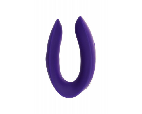 Вибромассажер для пар Satisfyer Double Plus Remote с пультом ДУ, силикон, фиолетовый, 8,8 см