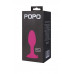 Анальная втулка POPO Pleasure by TOYFA, со стальным шариком внутри, силикон, розовый, 10,5 см