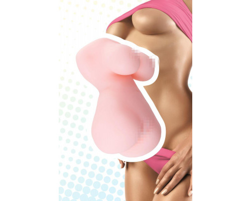 Мастурбатор реалистичный Juicy Pussy by TOYFA Babycakes, TPE, телесный, 14,5 см