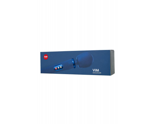 Вибромассажер Fun Factory VIM VIBRATING WAND, силикон, синий, 31,3 см