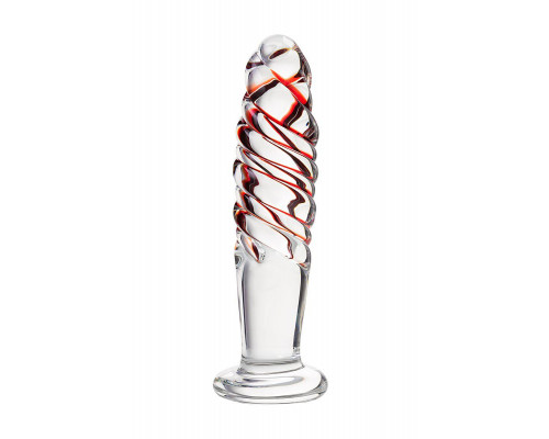 Анальная втулка Sexus Glass, стекло, прозрачная, 15,5 см, Ø 3,5 см
