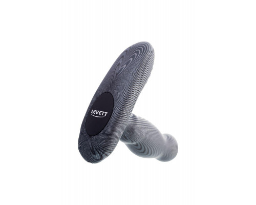 Стимулятор простаты Levett Ancus, силикон, черный, 11 см