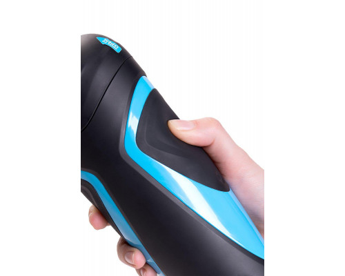 Мастурбатор нереалистичный Satisfyer Men, силикон, чёрный, 25,5 см.