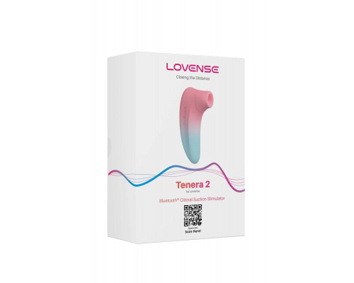 Вакуумно-волновой стимулятор клитора LOVENSE Tenera 2 PulseSense, силикон, розовый