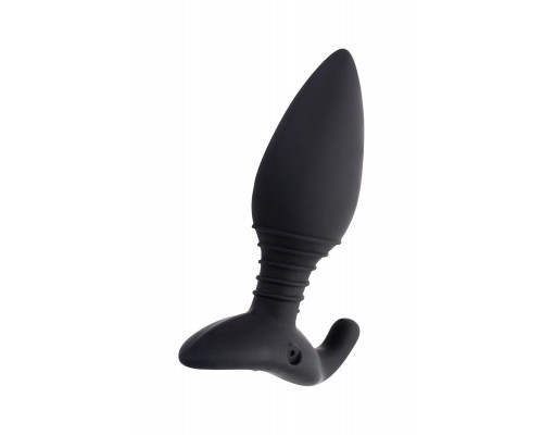 Анальная втулка LOVENSE Hush (S), силикон, черная, 12,1 см